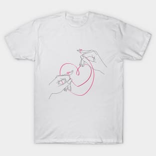 Red String of Fate T-Shirt